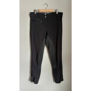 TUFFRIDER Full Seat Equestrian Riding Breeches in Gray Size L
